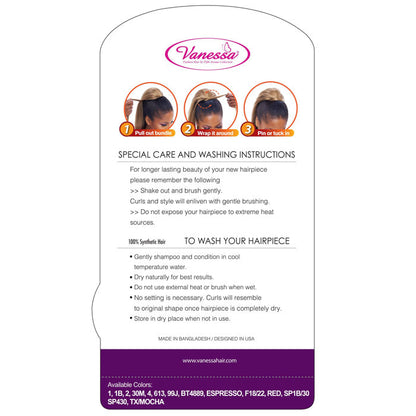 Vanessa Drawstring With Bundle Wrap Express Curl Ponytail - STB ITELOW Alexwigs