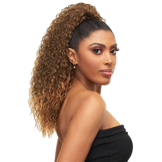 Vanessa Express Curl Hair Drawstring With Bundle Wrap Ponytail - STB MEDOW 20 Alexwigs