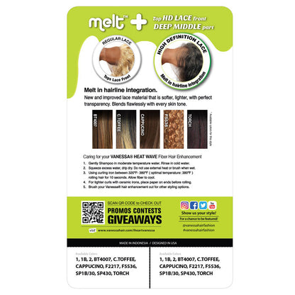 Vanessa Synthetic MeltPlus HD Lace Wig - BROOKLYN Alexwigs