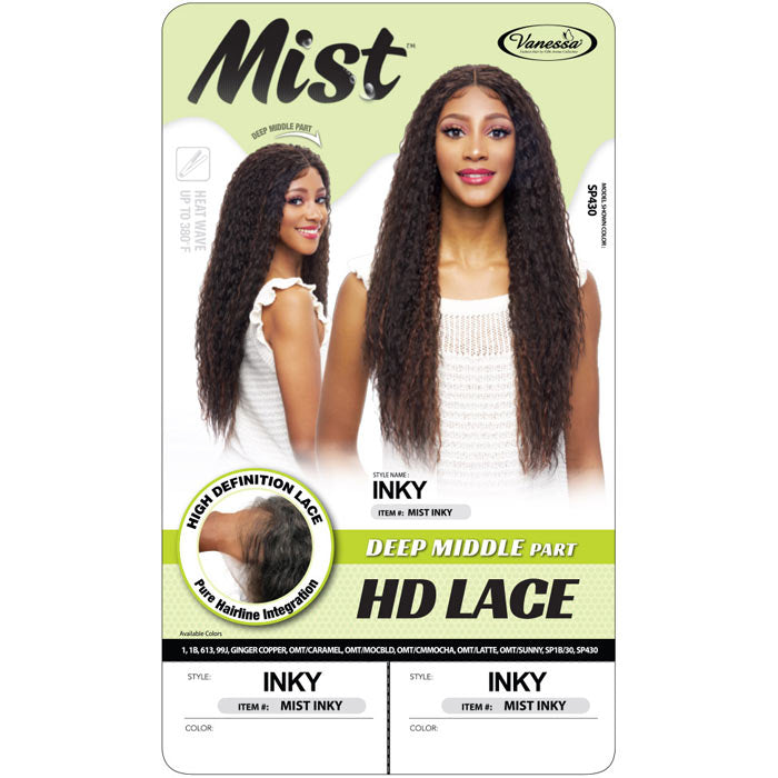 Vanessa Mist HD Lace Deep Part Front Wig - MIST INKY Alexwigs