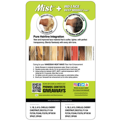 Vanessa Mist HD Lace Deep Part Wig - AIRY Alexwigs