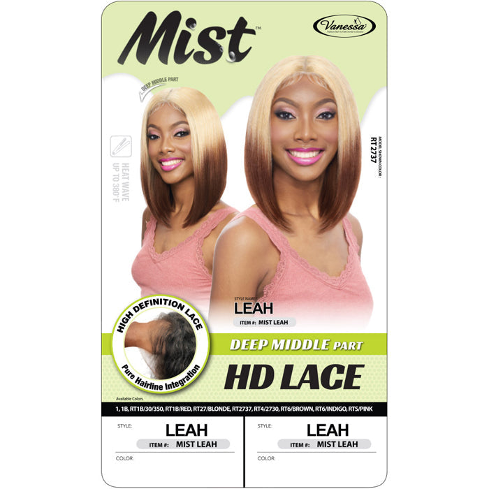 Vanessa Mist HD Deep Middle Part Lace Wig - LEAH Alexwigs
