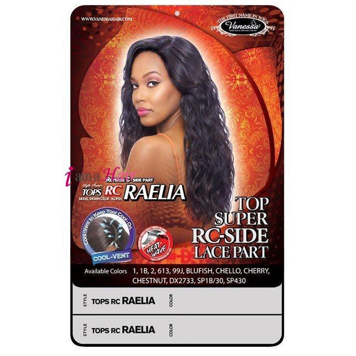 Vanessa Top Super RC-Side Lace Part Swissilk Wig - TOPS RC RAELIA Alexwigs