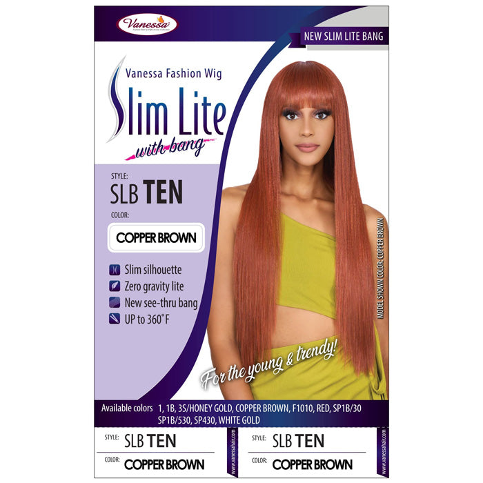 Vanessa Slim Lite with Bang Full Wig - SLB TEN Alexwigs