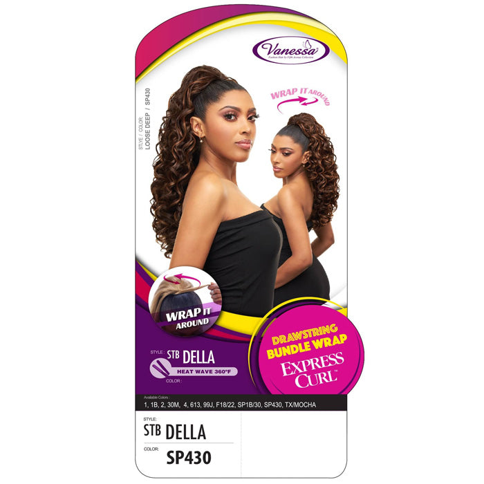 Vanessa Express Curl Drawstring Bundle Wrap Ponytail - STB DELLA Alexwigs