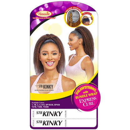 Vanessa Drawstring with Bundle Wrap Express Curl Ponytail - STB KINKY Alexwigs