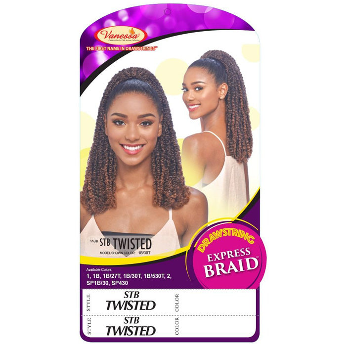 Vanessa Express Braid Drawstring Ponytail - STB TWISTED Alexwigs