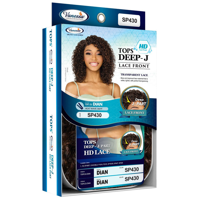 Vanessa Tops Lace HD Lace Front Wig - DIAN - Deep J-Part Alexwigs