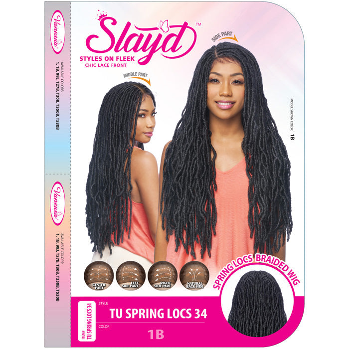 Vanessa Slayd Braided Lace Part Wig - TU SPRING LOCS 34 Alexwigs
