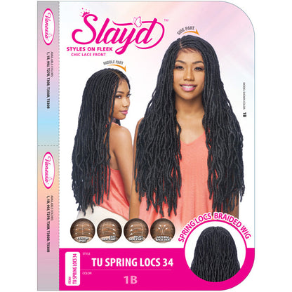 Vanessa Slayd Braided Lace Part Wig - TU SPRING LOCS 34 Alexwigs