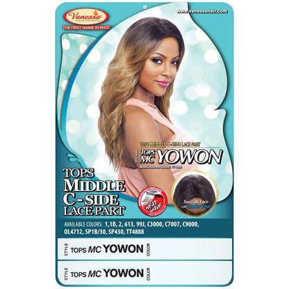 Vanessa Top Middle C-Side Part Swissilk Lace Wig - TOPS MC YOWON Alexwigs