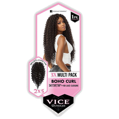 Sensationnel Vice Bundles 3X Multi Weave - BOHO CURL Alexwigs