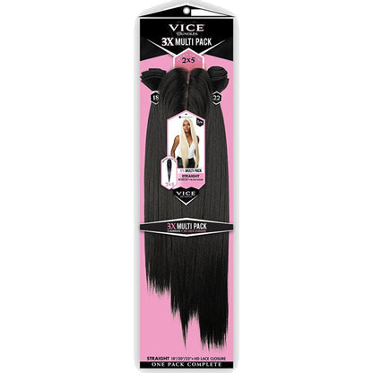 Sensationnel Vice Bundles 3x Multi Pack Weave - STRAIGHT Alexwigs