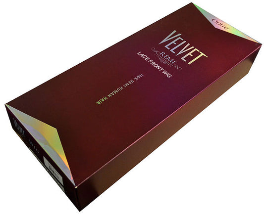 Outre Velvet 100% Remy Human Hair Lace Front Wig L Part NATURAL YAKI 18 Inch Alexwigs