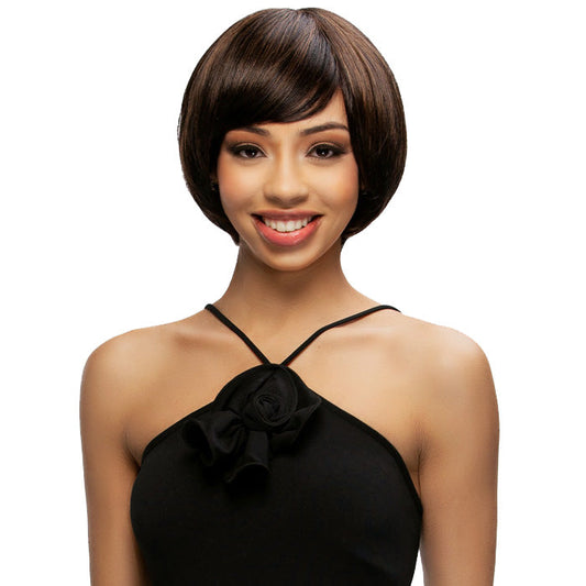 Vivica Fox Pure Comfort Cap 100% Human Hair Full Wig - LINA