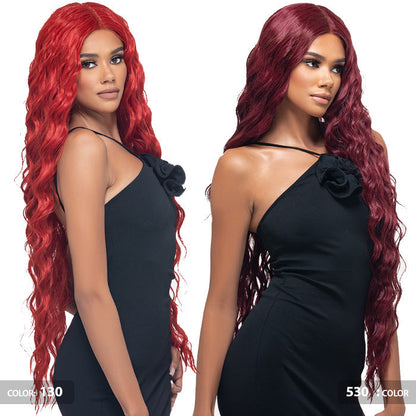 Vivica Fox Wanna Bee Human Hair Blend 5" Deep HD Lace Front Wig - WNB-3
