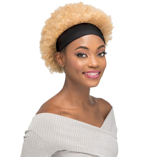 Vivica A Fox Afro Curl with Headband Wig - HB-DELLA