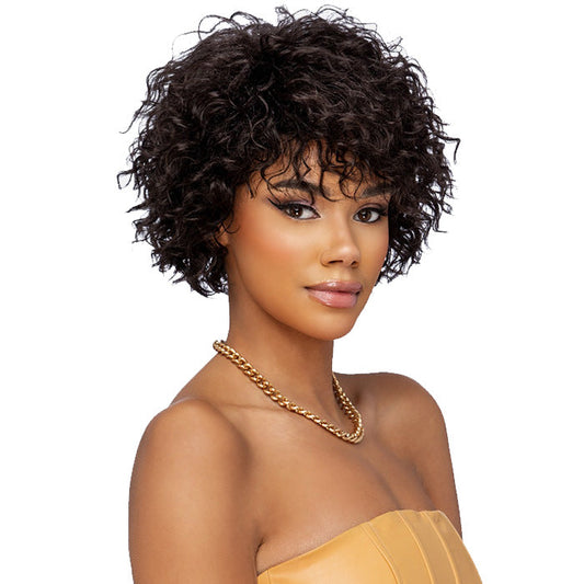 Vivica A Fox Natural Brazilian Remi Pure Stretch Cap Wig - JASPER