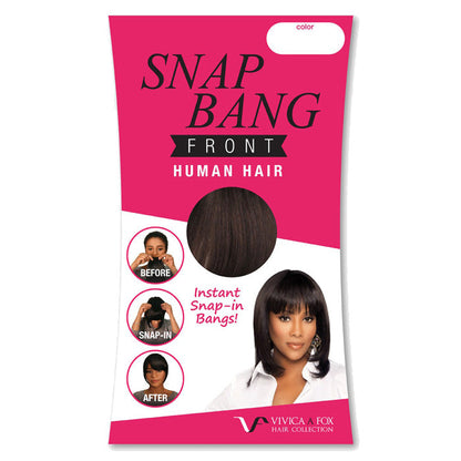 Vivica A Fox100% Human Hair Snap Bang - FRONT
