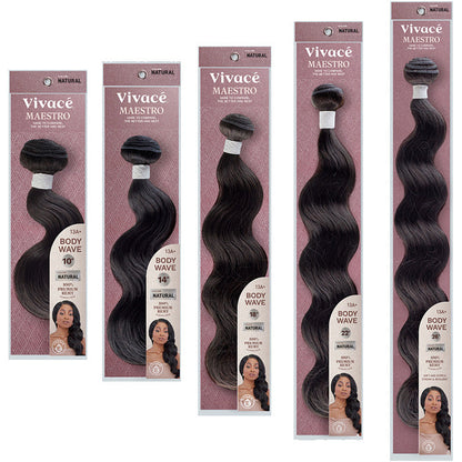 Vivace By Kiss Maestro Weave BODY WAVE 10" - 28" - 100% UNPROCESSED REMY HUMAN HAIR