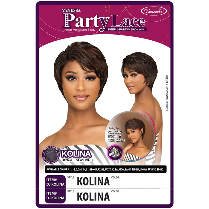 Vanessa Party Lace Deep J-Part Lace Wig - KOLINA Alexwigs