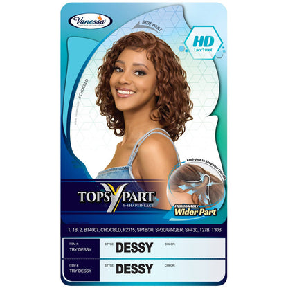 Vanessa Top Lace Synthetic Hair HD Lace Front Wig - TRY DESSY Alexwigs