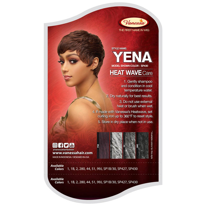 Vanessa Fashion Romance Grey Full Wig - YENA Alexwigs