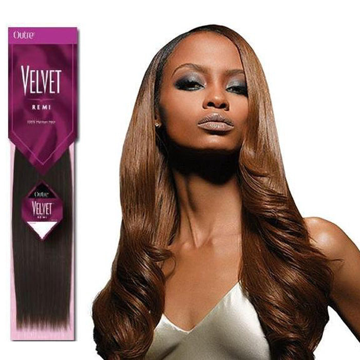 Outre Velvet 100% Remi Human Hair Weave - YAKI 8-18" Alexwigs