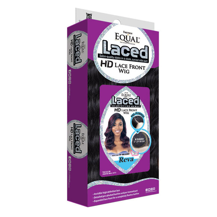 Shake N Go Freetress Equal Synthetic 5" Curved Part HD Lace Front Wig - REVA LACED Alexwigs