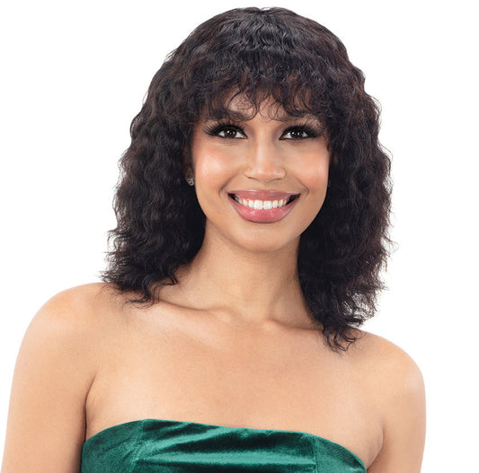 Shake-N-Go Naked 100% Human Hair Natural Wet & Wavy Wig - BALTIC WAVE Alexwigs