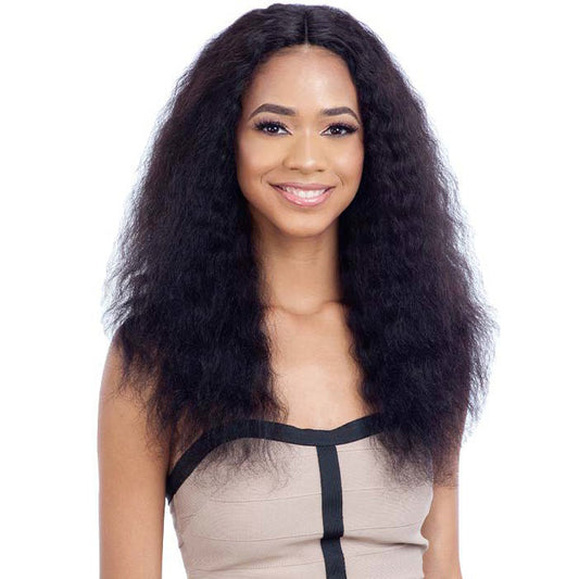 Shake-N-Go Naked Nature Brazilian Natural 100% Human Hair Wet & Wavy Lace Part Wig - DEEP WAVE Alexwigs