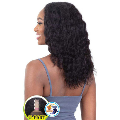 Shake N Go Naked 100% Human Hair Wet & Wavy U Part Wig - TRU LOOSE DEEP Alexwigs