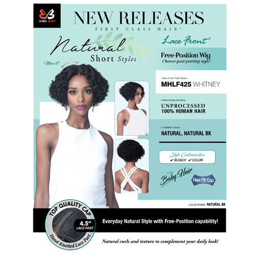 Bobbi Boss Unprocessed Human Hair Lace Front Wig - MHLF425 WHITNEY Alexwigs