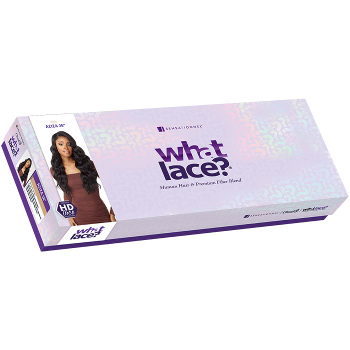 Sensationnel What Lace Human Hair Blend 13x6 HD Lace Front Wig - AZIZA 26" Alexwigs