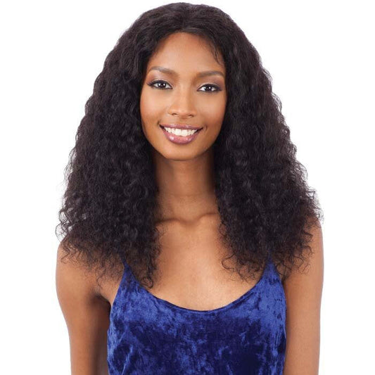 Shake-N-Go Naked Brazilian Natural Unprocessed 100% Human Hair Lace Front Wig - DEEP CURL Alexwigs