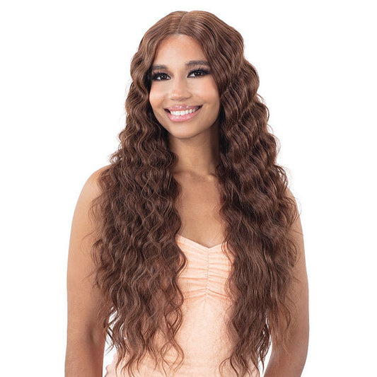 Mayde Beauty Lace & Lace 5" Deep Hand-Tied Lace Part Front Wig - DEEP CRIMP CURL Alexwigs