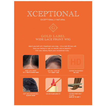 Vivace Xceptional Gold Label Glueless Wide HD Lace Front Wig - GOLD UNIT 5