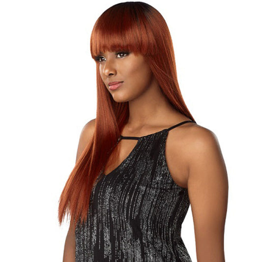 Sensationnel Synthetic Shear Muse Weave Bundle - BANG TOP PIECE YAKI STRAIGHT (1 Pack Complete) Alexwigs