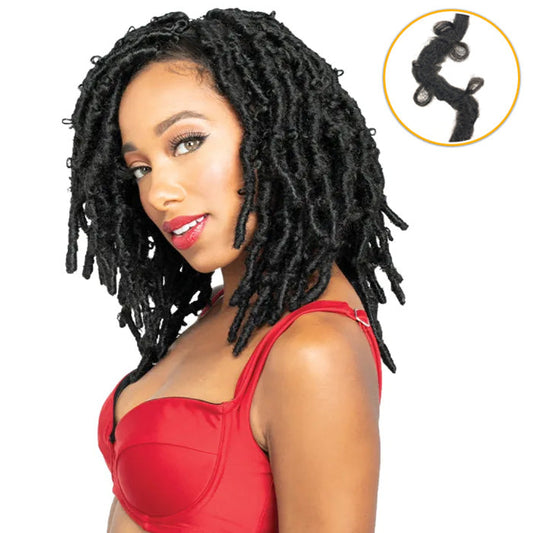 Zury Sis Loop Crochet Braid - 2X DISTRESSED BUTTERFLY LOC 10" Alexwigs