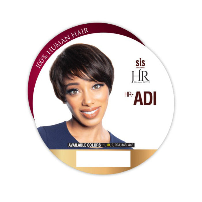 Zury Sis Human Revive 100% Human Hair FULL Wig HR-ADI Alexwigs