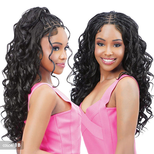Zury Sis Chunky Glueless Pre-Braided HD 13x5 Lace Front Wig - BORA BORA