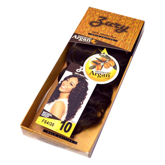 Zury Sis Gold Edition 100% Human Hair Weave - NATURAL DEEP 10-18" (Argan Oil Treated) Alexwigs