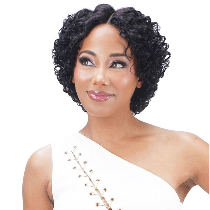 Zury Sis Ms. Wisdom Salt & Pepper 100% Human Hair Lace Part Wig - DIDI Alexwigs