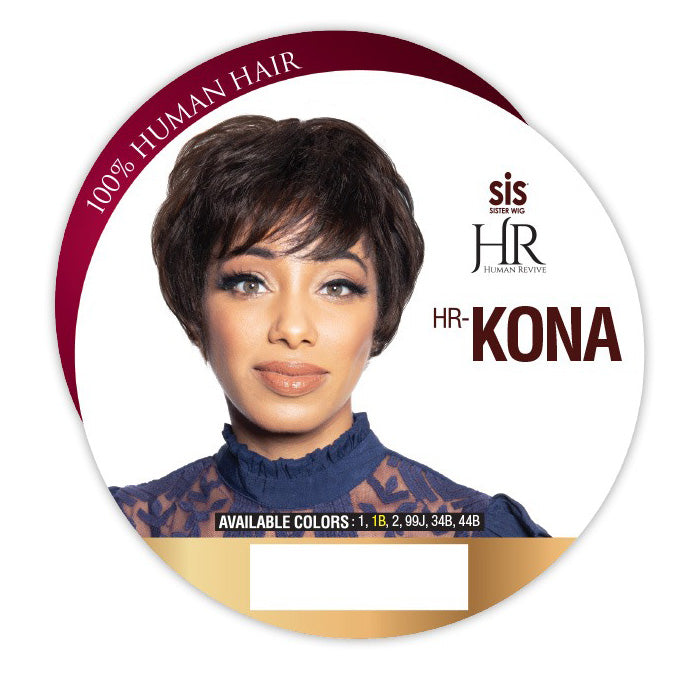 Zury Sis Human Revive 100% Human Hair FULL Wig HR-KONA Alexwigs