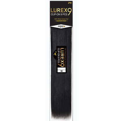 Zury Sis Lurex 100% Remy Human Hair Clip-On Weave - STRAIGHT 9 PCS 10-14" Alexwigs