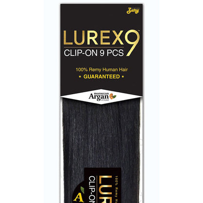 Zury Sis Lurex 9 100% Remy Human Hair Clip-On Weave - STRAIGHT 9 PCS 16-24" Alexwigs