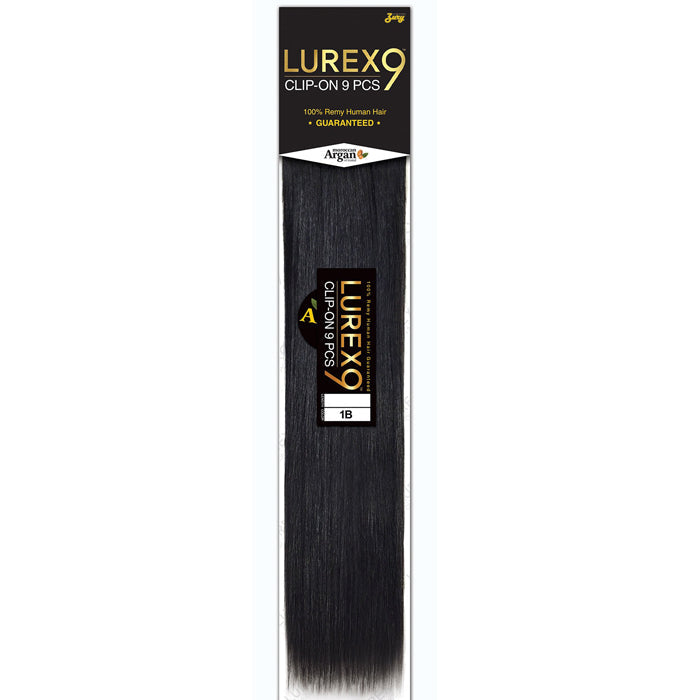 Zury Sis Lurex 9 100% Remy Human Hair Clip-On Weave - STRAIGHT 9 PCS 16-24" Alexwigs