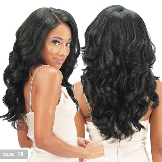 Zury Sis Glueless 360 All Around Lace 13x6 Pre-Tweezed Lace Front Wig - MONIK - Human Hair Blend Alexwigs