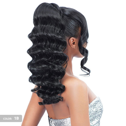 Zury Sis Miss Drawstring Miss Bang Lace Part Drawstring Ponytail - SOFIA Alexwigs