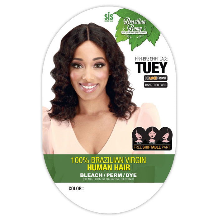 Zury Sis 100% Virgin Remy Human Hair HD Lace Front Wig - TUEY
